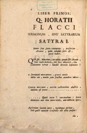 I Sermoni Di Orazio