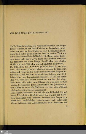 Wie Das Buch Entstanden Ist