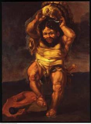 Zwerg (nach "Konstantinschlacht", Vatikan, Sala di Costantino)