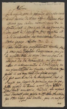 Brief an Marie Cathérine Céleste Spontini : 26.12.1829