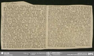 Allgemeine Literatur-Zeitung, Nr. 167, vom 26.05.1798 (Fragment), Jena