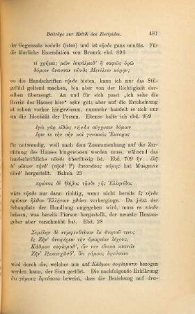 Beiträge zur Kritik des Euripides, 1