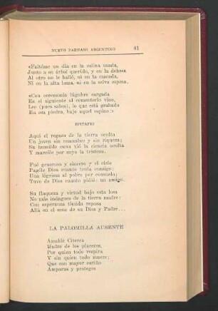 La palomilla ausente