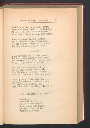 La palomilla ausente
