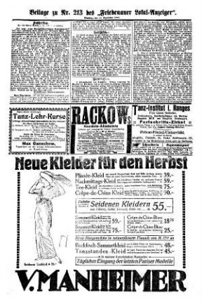 Beilage zu Nr. 213