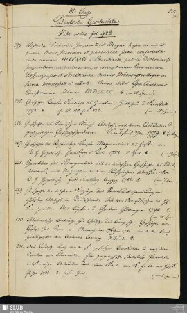 III. Classe [Fortsetzung]. Deutsche Geschichte.