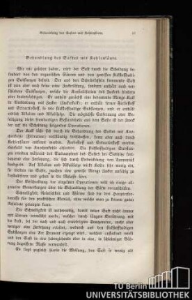 Behandlung des Saftes mit Kohlensäure