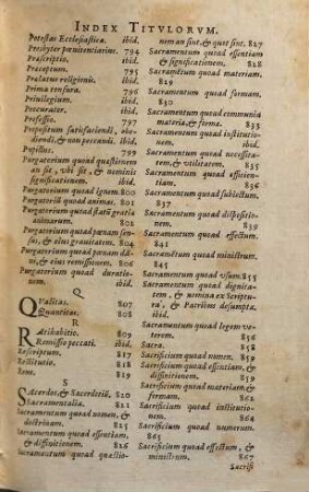Svmma Commentariorvm, Ac Dispvtationvm P. D. Fr. Svarez, e Societate Iesv, De Sacramentis, Indulgentiis, Suffragiis, Purgatorio, Clauibus Ecclesiae, Sacrificio Missae, Censuris, ac Irregularitate, tum generatim, cum speciatim