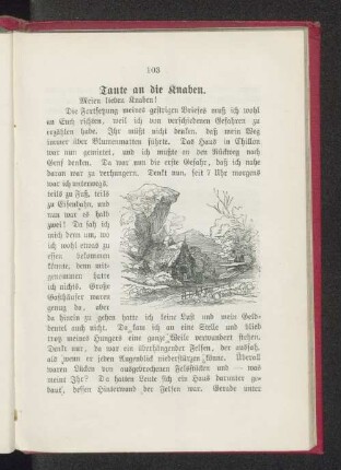Tante an die Knaben.