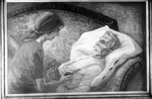 Bernau: Gemälde, Otto Dix, Sterbender Bauer 1941