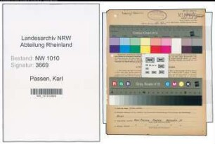 Entnazifizierung Karl Passen , geb. 19.09.1891 (Lohnbuchhalter)