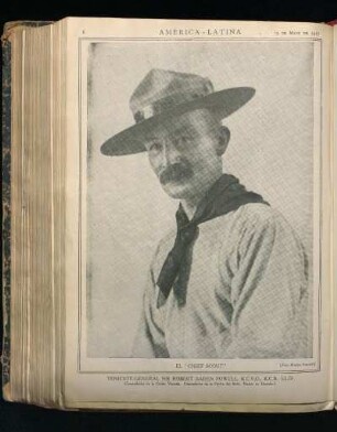 Teniente-General Sir Robert Baden Powell, K.C.V.O., K.C.B., LL.D. - [Fotografía]