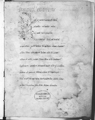 Theocritus - BSB Cod.graec. 470