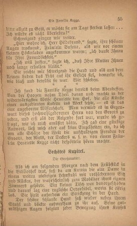 Sechstes Kapitel. Die Großmutter