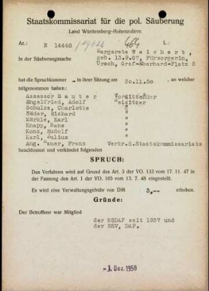 Weichert, Margarete