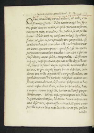 Ioan. Caselius Samueli fratri. S. D.