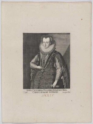 Bildnis der Anna Catharina Fvggerin