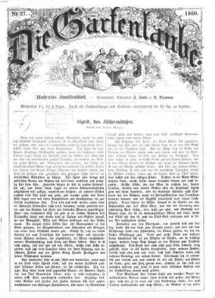 Die Gartenlaube : illustrirtes Familienblatt. 1860,2, 1860,[2]