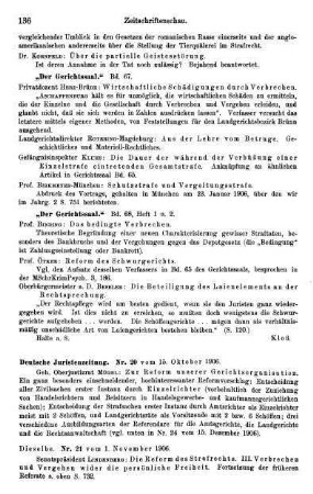 136-137, Deutsche Juristenzeitung Nr. 20 - 24
