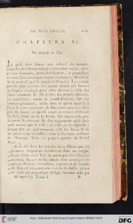(Chapitre XI - XX)