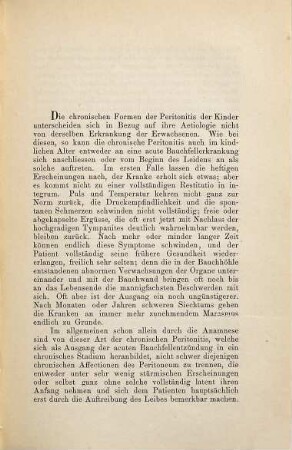 Über die Chronische Exsudativ-Peritonitis der Kinder : Inaug. Diss.