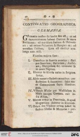 Continvatio geographica Germania