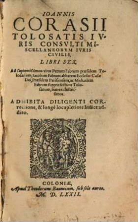 Miscellanea iuris civilis : Libri sex