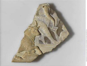 Kameo-Fragment: Nil und Euthenia (Fragment einer einst ca. 25 cm x 40 cm großen, querrechteckigen Tafel)