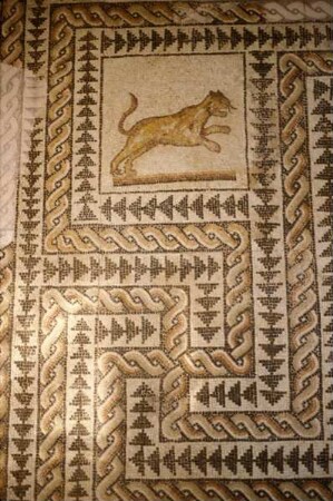 Mosaik mit Tiger