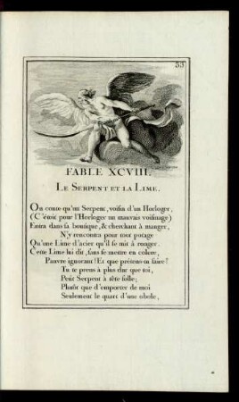 Fable XCVIII. Le Serpent Et La Lime.