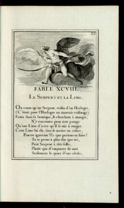 Fable XCVIII. Le Serpent Et La Lime.