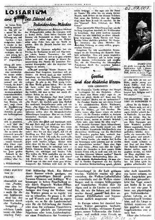 Essad Beys Artikel in der Zeitschrift Die literarische Welt 1932