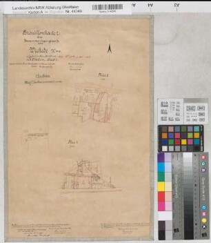 Wickede (Dortmund), Zusammenlegung Wickede, Bl. 8 Brouillonkarte II Einzelstücke