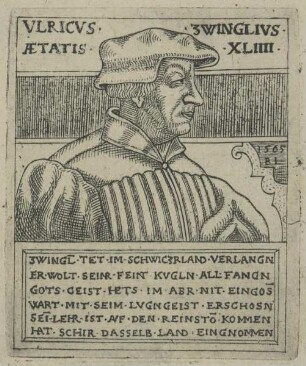 Bildnis des Ulrich Zwingli