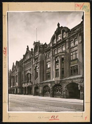 Centraltheater, Chemnitz: Ansicht von Osten