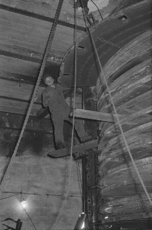 Arbeiter im VEB Braunkohlewerk Borna