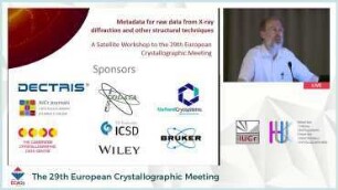 Workshop on Metadata for raw data from X-ray diffraction and other structural techniques: Introduction and Welcome