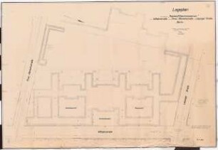 Reichsluftfahrtministerium, Berlin: Lageplan 1:250