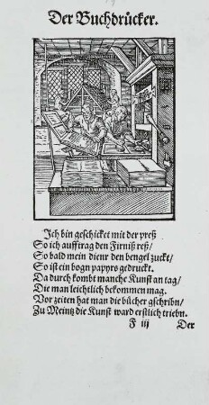 Typographus. Der Buchdrucker.