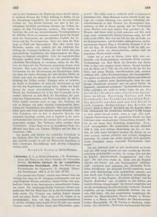 167-169 [Rezension] Schneider, D. J., Kirchliches Jahrbuch für die evangelischen Landeskirchen Deutschlands, 1930