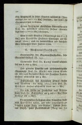 10-12, G. Rechtswissenschaft