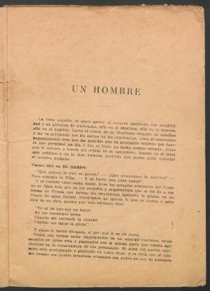 Un hombre