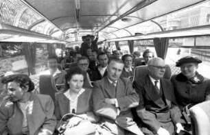 Madrid (Spanien): Gruppen im Bus