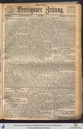 19.08.1900 (Erstes Blatt)