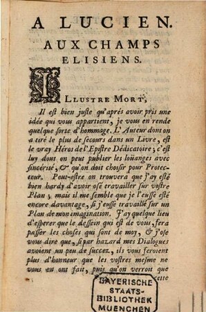 Nouveaux dialogues des morts