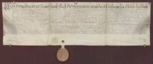 Schuldverschreibung des Hans Karch zu Steinmauern über 25 fl. an die Stiftsschaffnerei in Baden-Baden