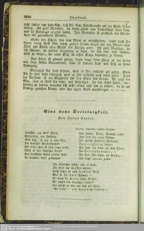 Eine neue Dreieinigkeit