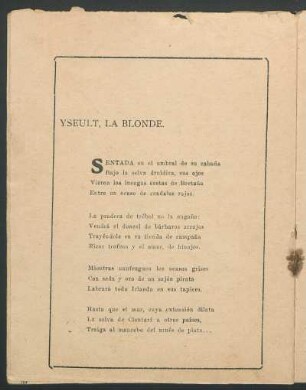 Yseult, la blonde.