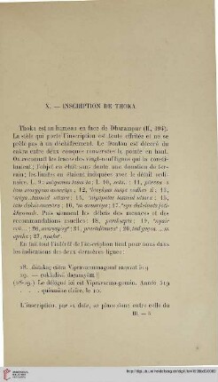 X. Inscription de Thoka