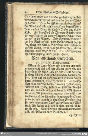 Von allerhand Gekochten